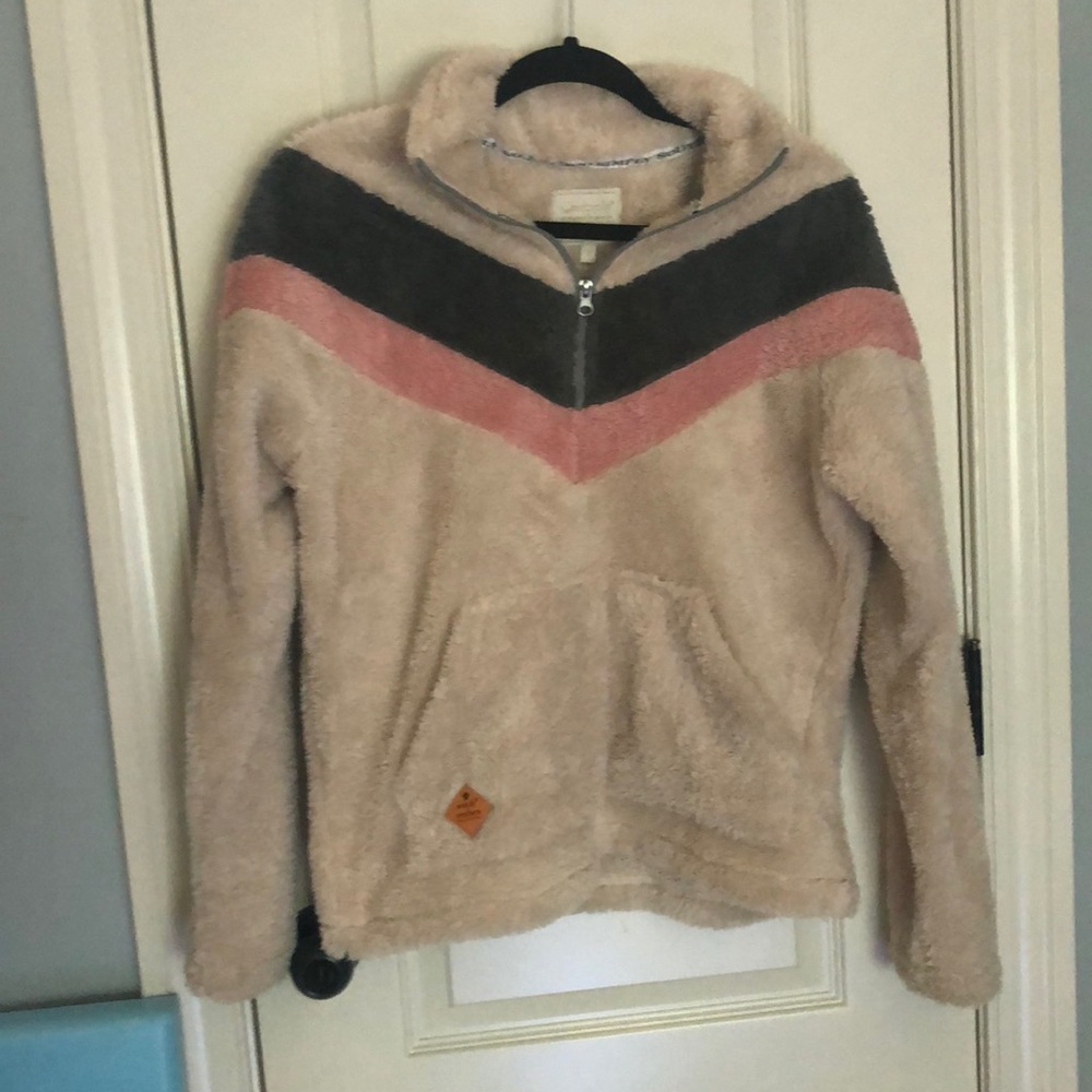 womens trendy simply southern fluffy pull-over